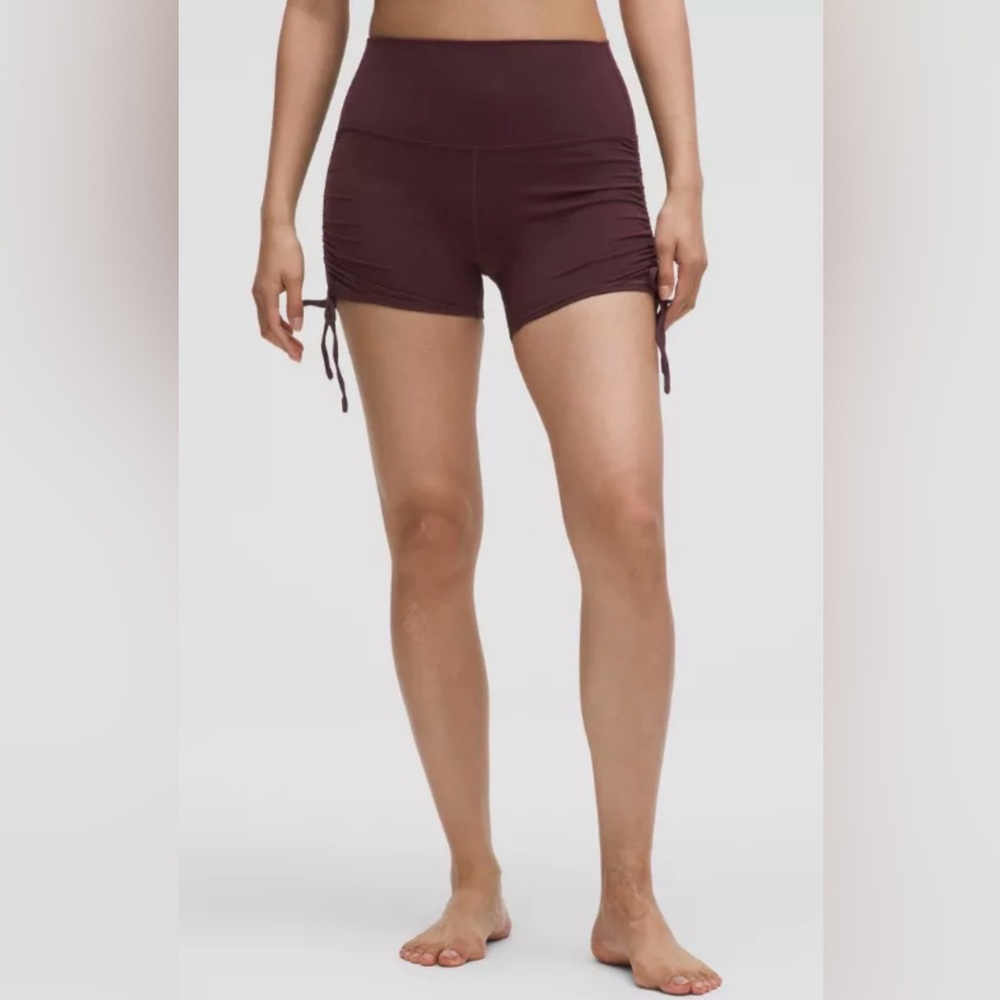 Lululemon Align Ruched Shorts 4”
